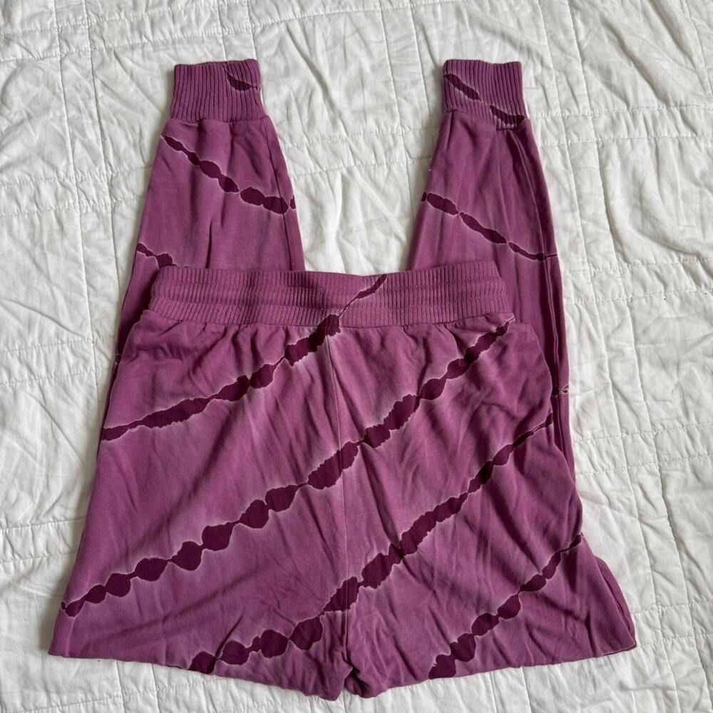 Splendid sz xs Purple tie dye jogger pants viscose soft comfy lounge - Picture 5 of 8